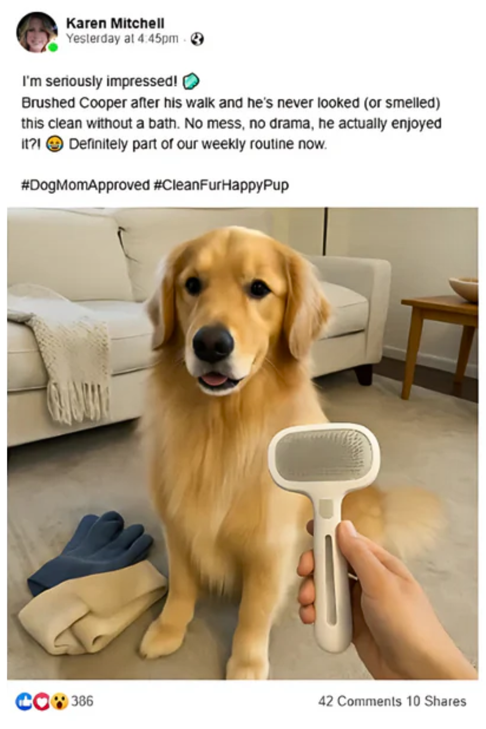 FreshFur™ Shower Brush