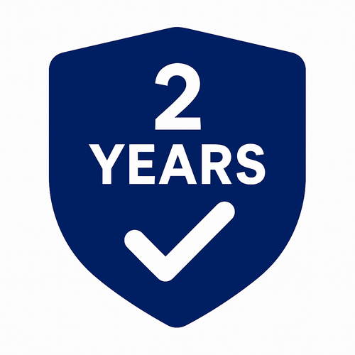 Free Repairs & Replacements for 2 Years
