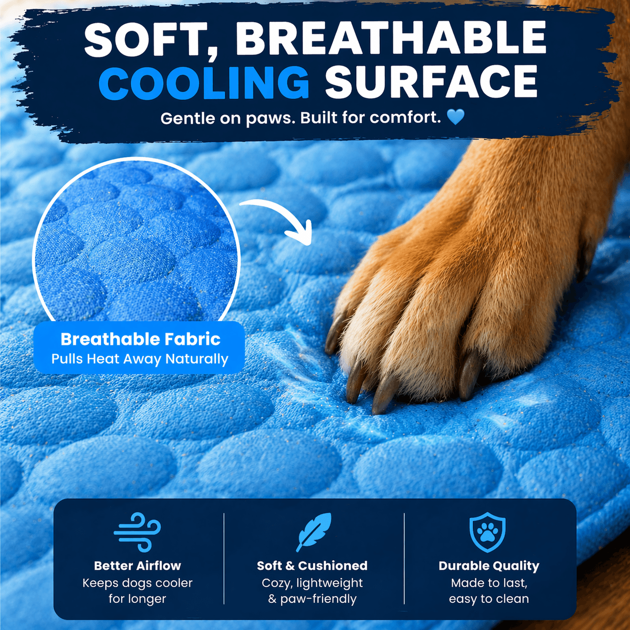 IceSilk™ Dog Cooling Mat
