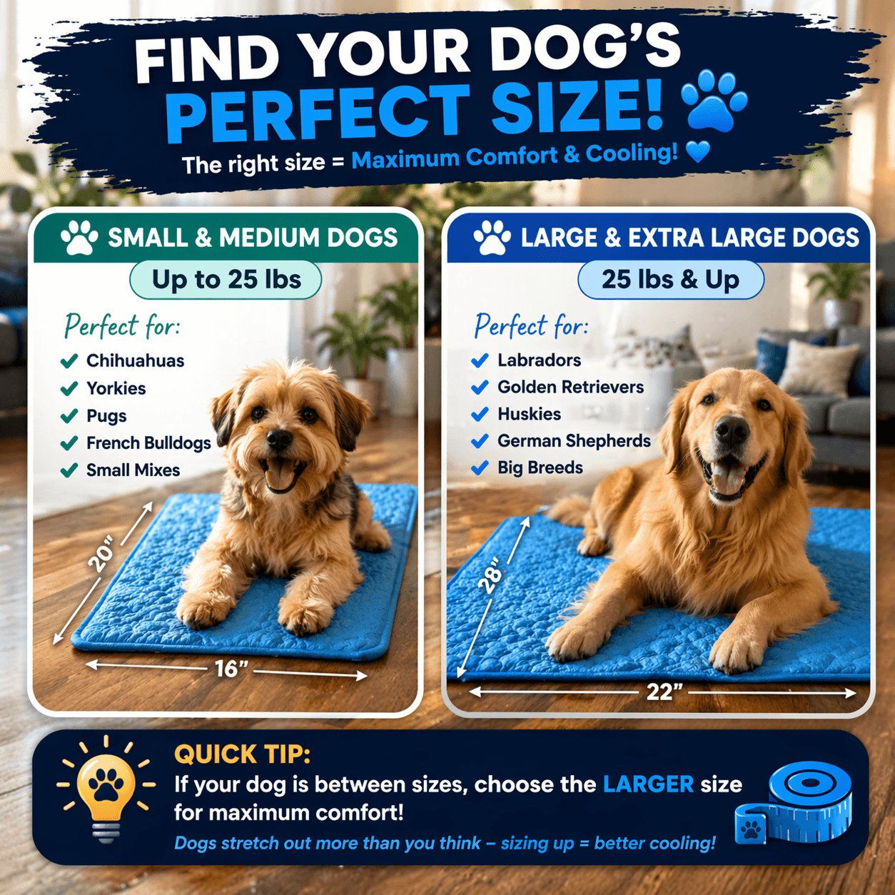 IceSilk™ Dog Cooling Mat