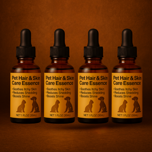4 x Pet Hair & Skin Care Essence
