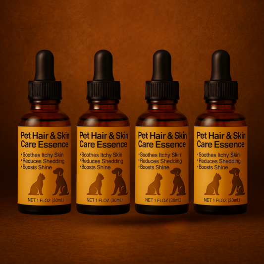 4 x Pet Hair & Skin Care Essence