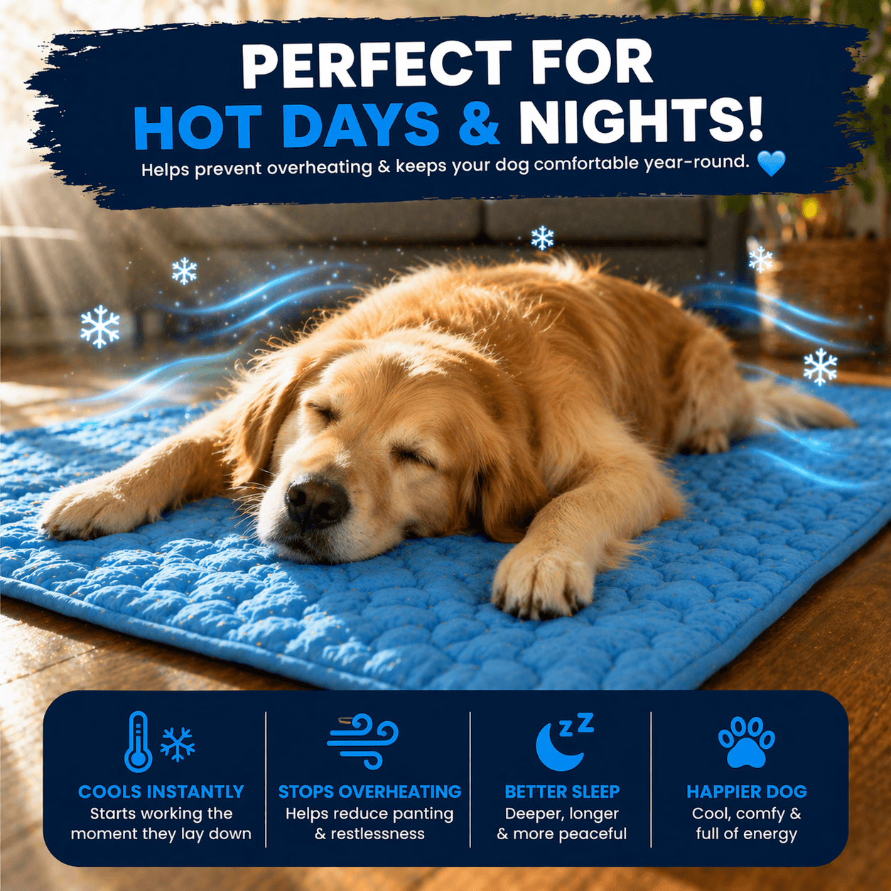 IceSilk™ Dog Cooling Mat