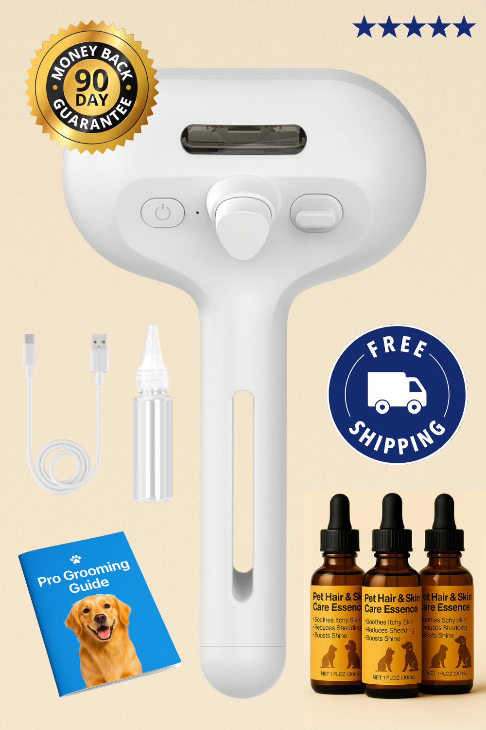FreshFur™ Shower Brush